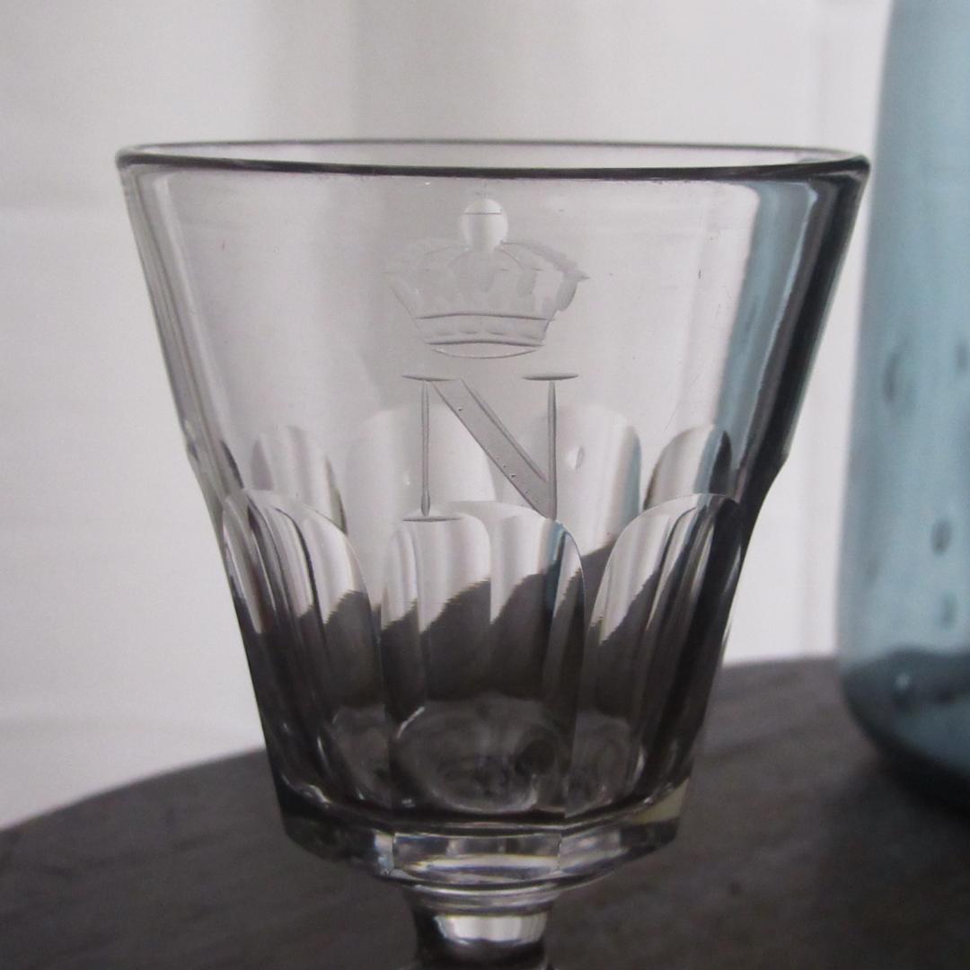 アンティークバカラ　1900年頃「Conique」モノグラム　希少品