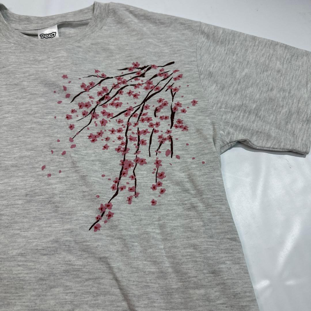 新品未使用　タグ付き　ペコちゃん　Tシャツ 和柄　さくら　LLサイズ