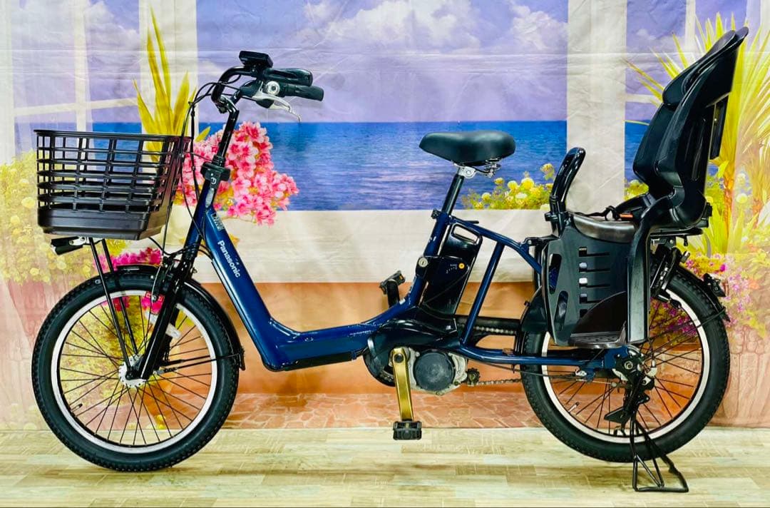 ギュットアニーズ⭐️13AH！パナソニック子供乗せ電動アシスト自転車Y2845