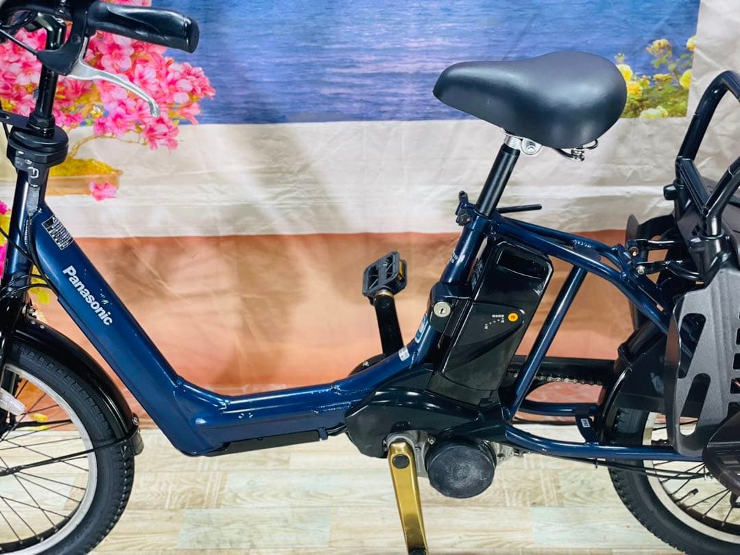 ギュットアニーズ⭐️13AH！パナソニック子供乗せ電動アシスト自転車Y2845