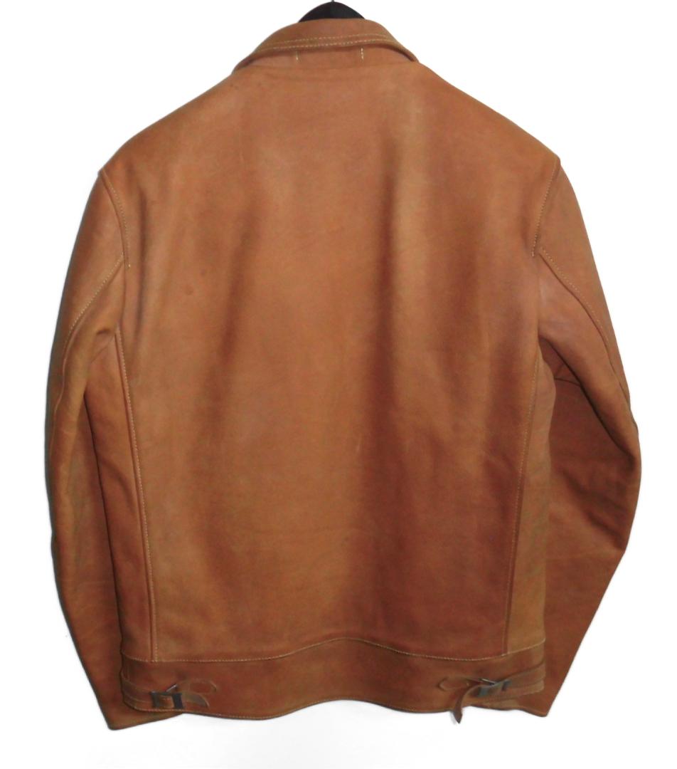 アディクト AD-01 キップレザー センタージップ レザージャケット 40