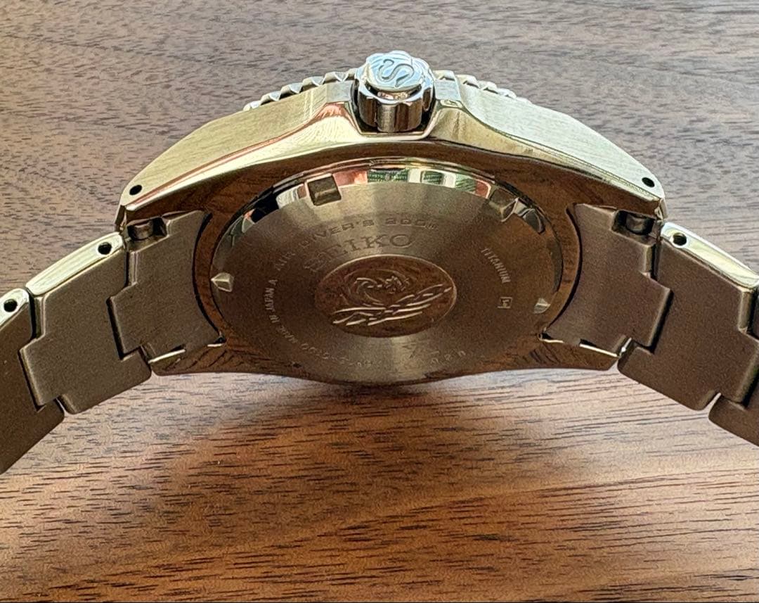 セイコーSBDC029プロスペックスダイバーズショーグン自動巻バックル交換チタン