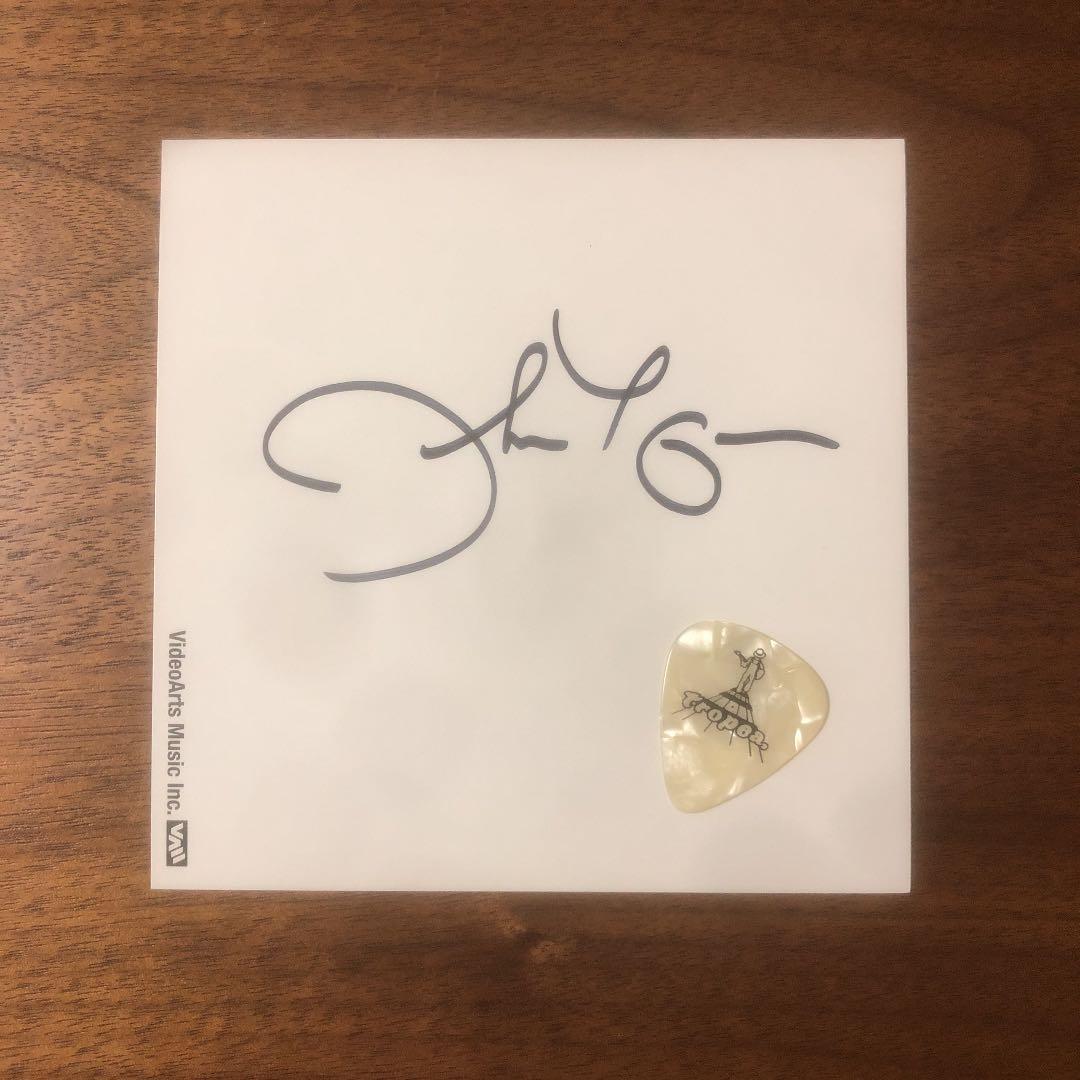 ジョン・トロペイ JOHN TROPEA 直筆サイン&ギターピック