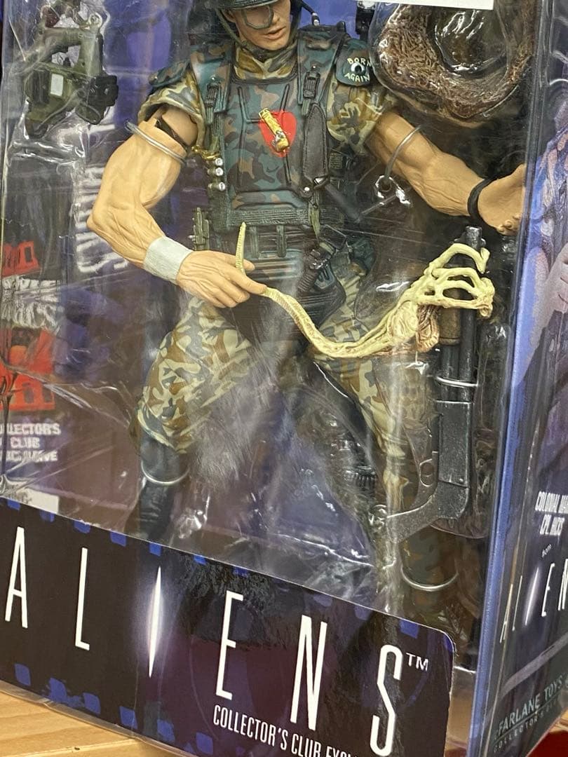 限定版　エイリアン2 ヒックス伍長　マクファーレンムービーマニアックスフィギュア