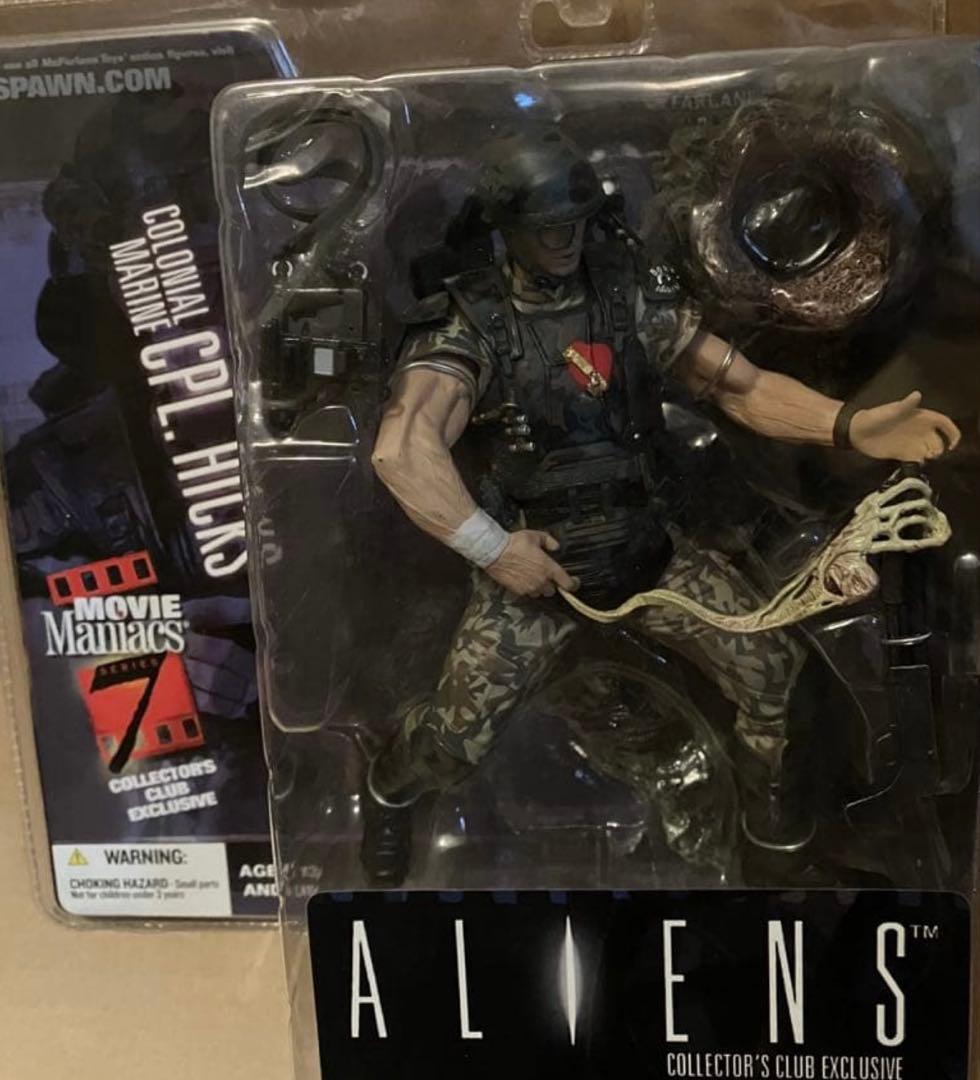限定版　エイリアン2 ヒックス伍長　マクファーレンムービーマニアックスフィギュア