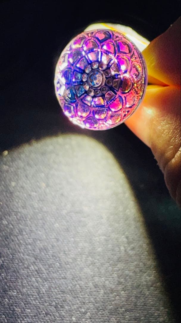 桃蓮玉✨現品のみ‼️魅惑の七変化魔術曼荼羅リング✨