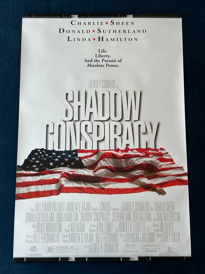 影の陰謀　USオリジナル映画ポスター