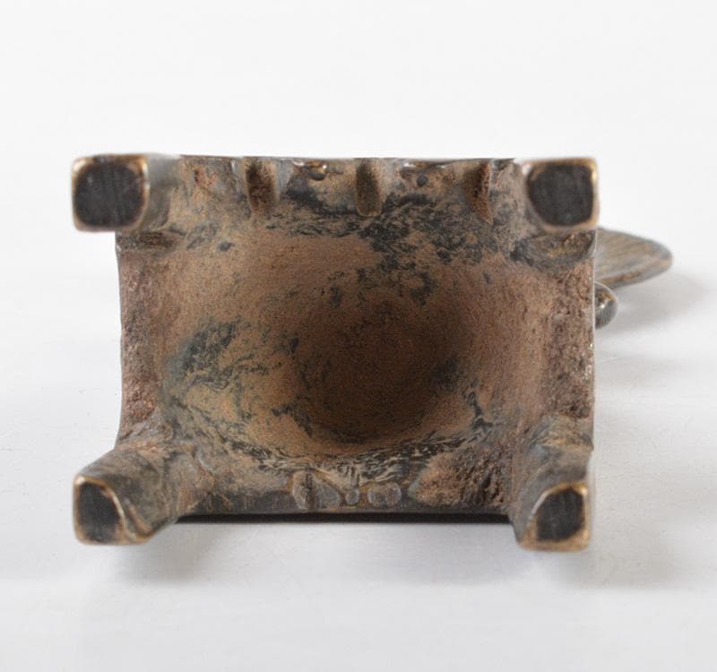 仏教美術　古銅　観音菩薩像　仏像　置物　V　R5244