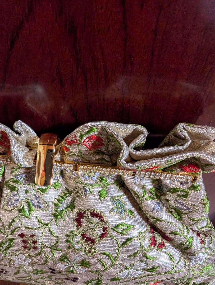 値下げしました　龍村普　バッグ 早雲寺文台裂　礼装、パーティー