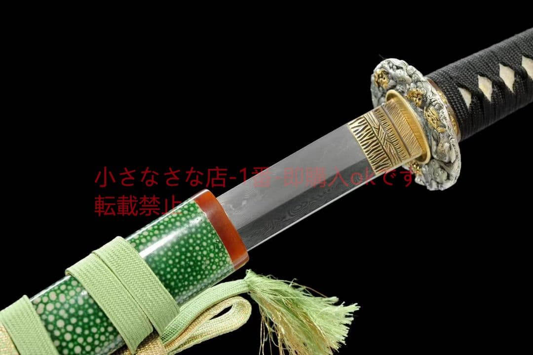 20寸模様鋼焼刃『獅子斬脇差』 古兵器 武具 刀装具 日本刀 模造刀 居合刀