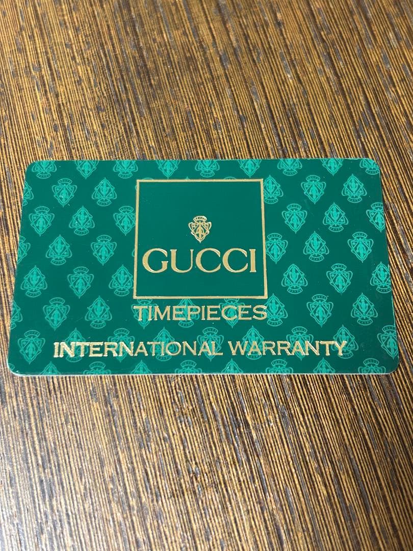 【未使用品】GUCCI革（リザード）ベルトアナログ時計