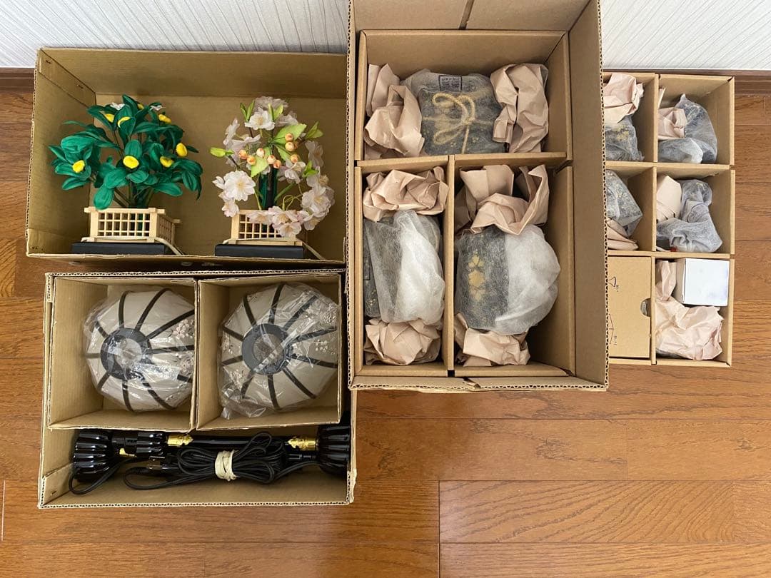 まこちゃん様【送料込・国産】お雛様　5人飾　東玉　王朝物語　春陽　【地域限定】