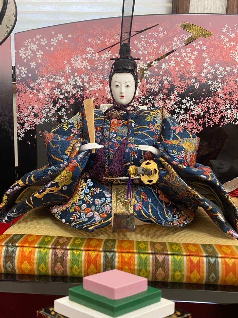 まこちゃん様【送料込・国産】お雛様　5人飾　東玉　王朝物語　春陽　【地域限定】