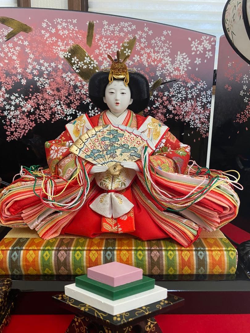 まこちゃん様【送料込・国産】お雛様　5人飾　東玉　王朝物語　春陽　【地域限定】