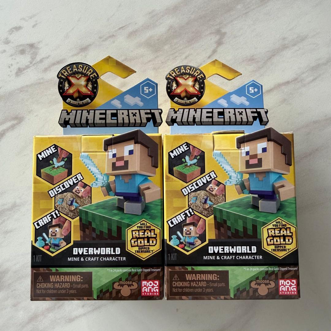 2点セット★新品未開封★トレジャーX マインクラフト オーバーワールド