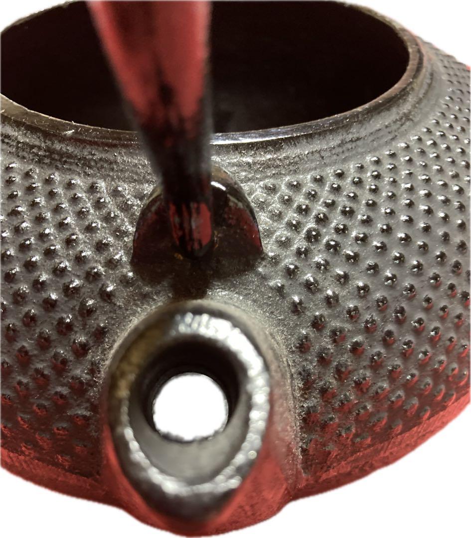 南部鉄瓶（黒）点状模様　IH使用可能