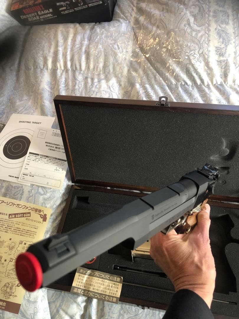 デザートイーグル .50AE ガスガン　バイオハザード98限定品　10インチ
