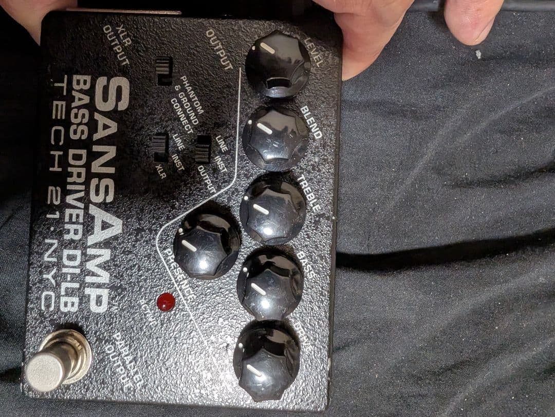 限定品 Sansamp Bass D DI-LB tech21 5弦に