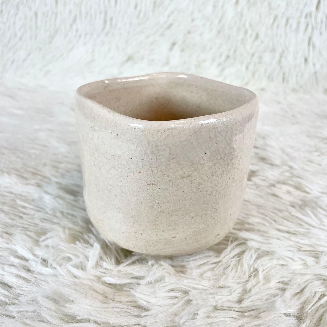 極美品　吉村楽入作　茶道茶碗　節分画　筒茶道　茶道具