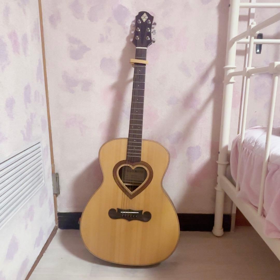 あ  ZEMAITIS　ZAG-100 ケース カポタスト付き ハート型