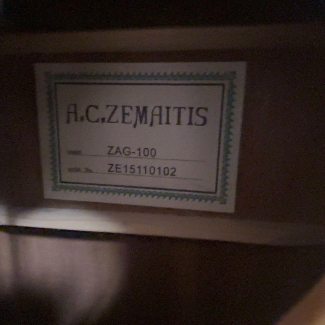 あ  ZEMAITIS　ZAG-100 ケース カポタスト付き ハート型