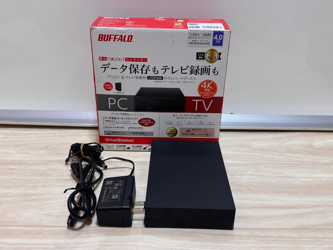 BUFFALO DriveStation 外付けHDD HD-AD4U3