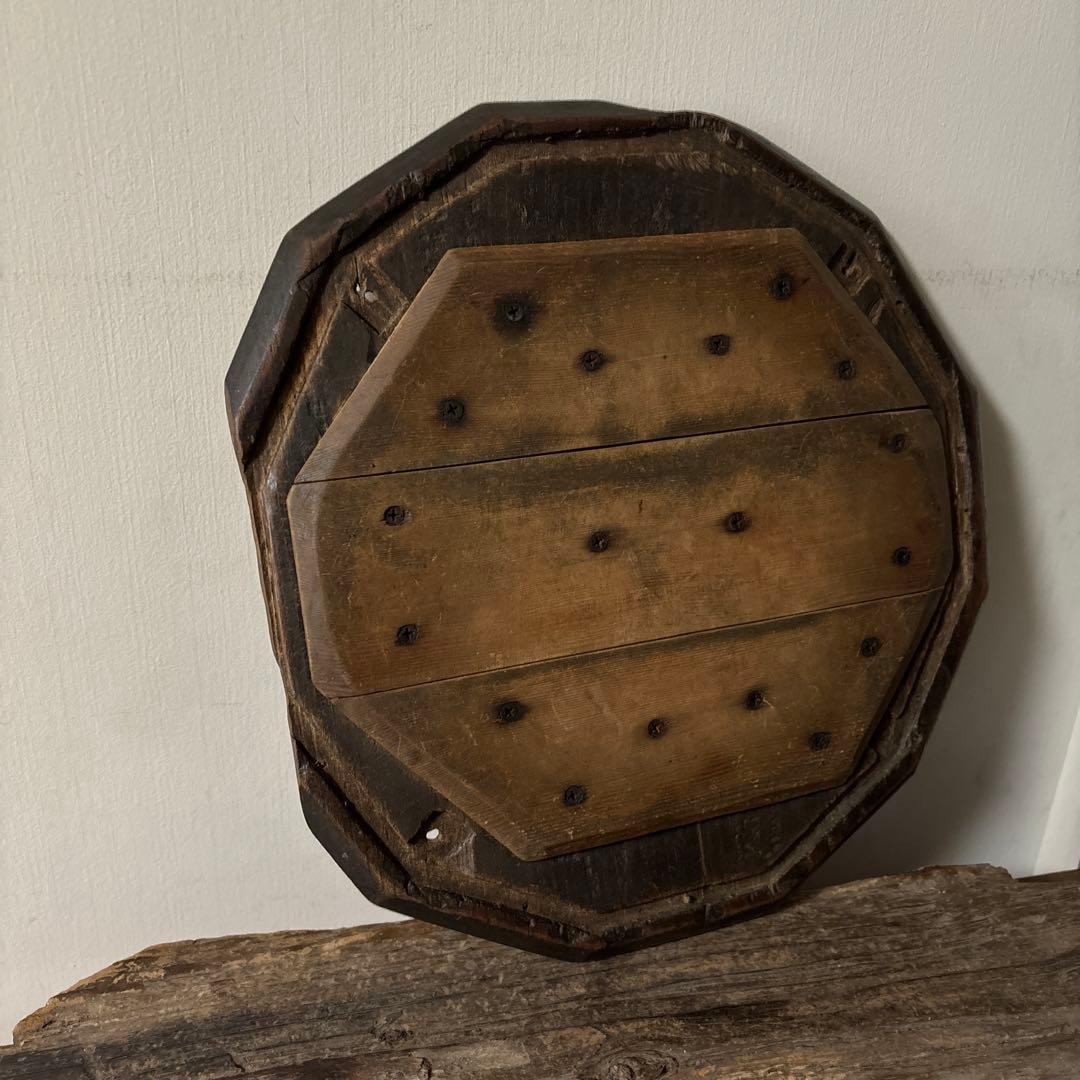 李朝十二角膳天板その69盆.古道具.骨董品.韓国骨董. Antique.酒器盆