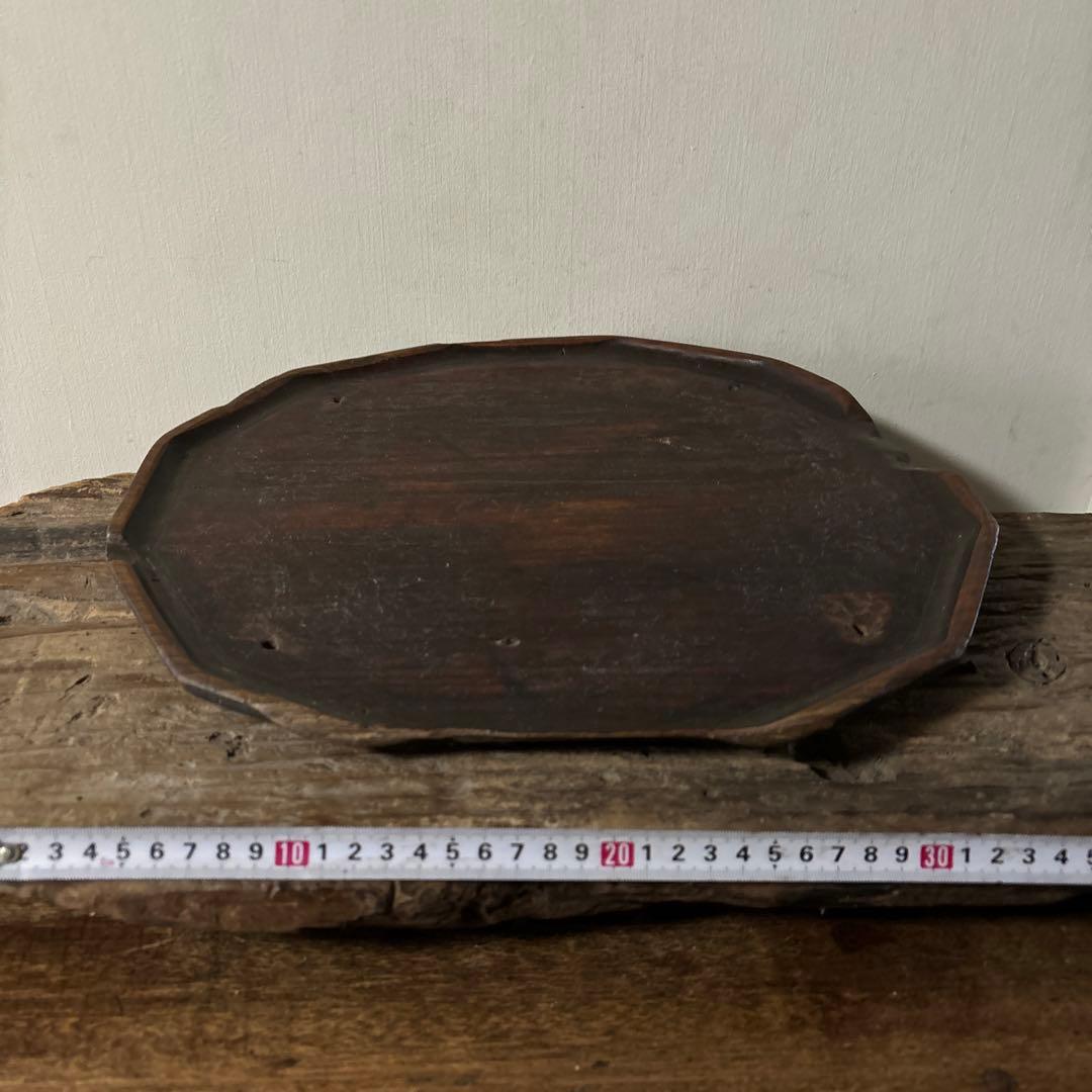 李朝十二角膳天板その69盆.古道具.骨董品.韓国骨董. Antique.酒器盆