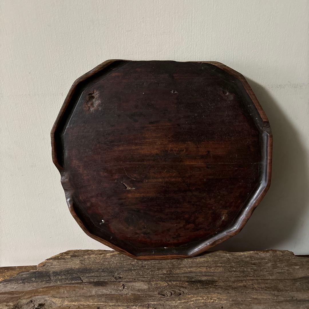 李朝十二角膳天板その69盆.古道具.骨董品.韓国骨董. Antique.酒器盆