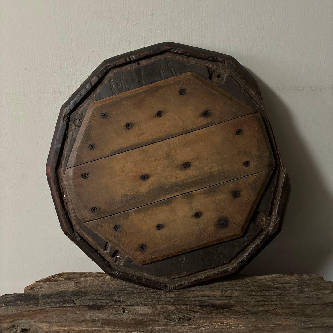 李朝十二角膳天板その69盆.古道具.骨董品.韓国骨董. Antique.酒器盆