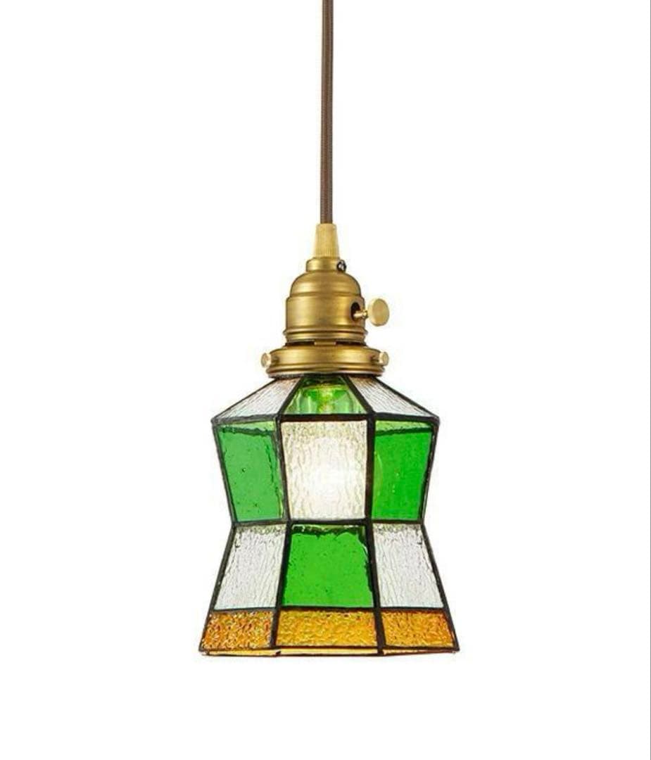 ART WORK STUDIO ステンドグラスペンダント ヘルム