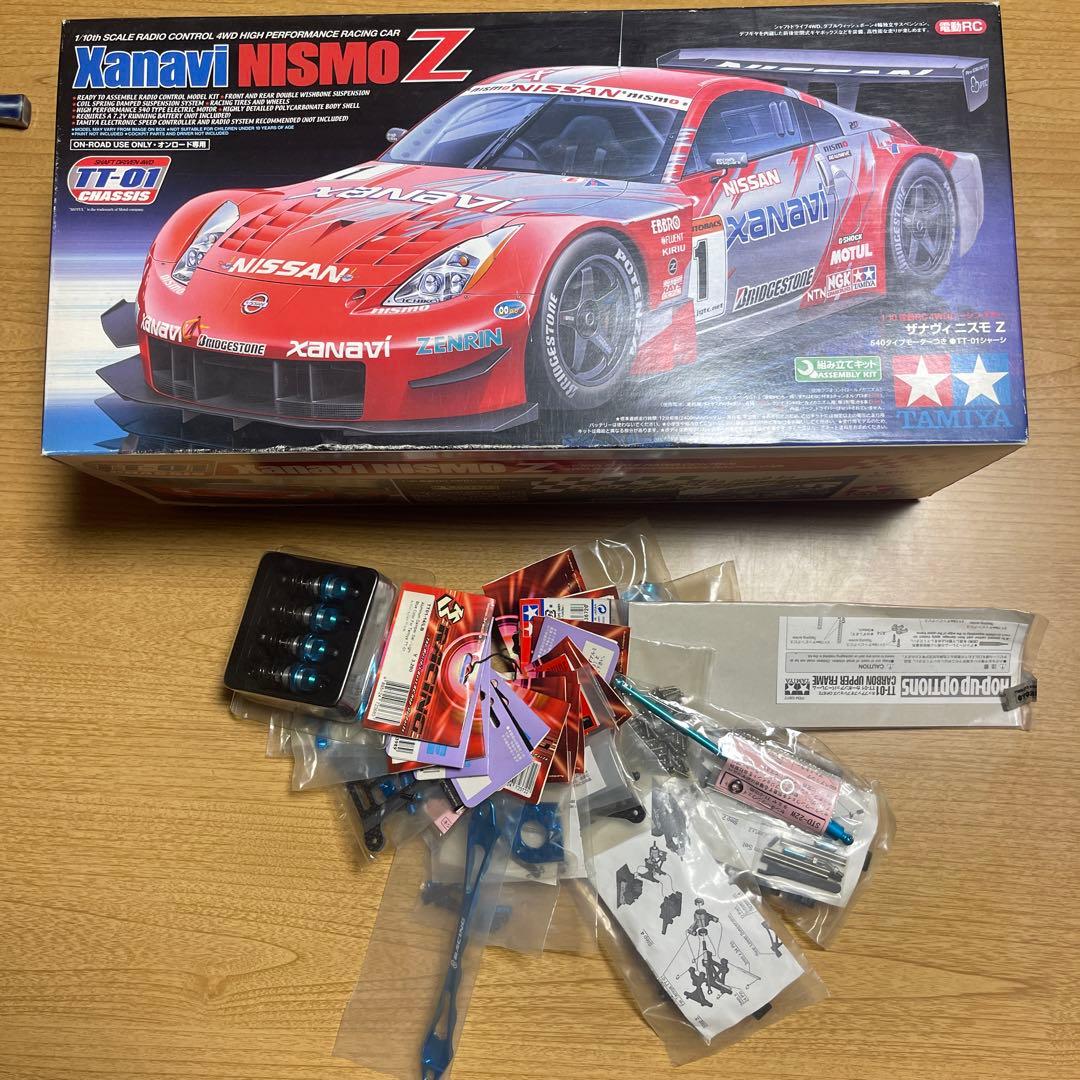 絶版入手困難タミヤtt-01ザナヴィニスモZ未組み立て社外パーツ付き