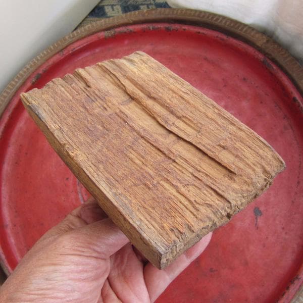 19世紀　インドの古い木彫　オウム　蛇　アンティーク