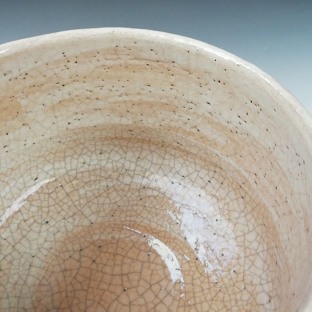 Ｔ５１８　茶碗　『柿画』『楽入窯　吉村楽入』　共箱　抹茶碗　茶道具