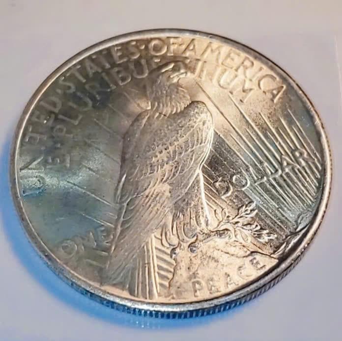 M*g様 アメリカ　1924　銀貨ダラー　平和ドル　GEM BU+　本物保証