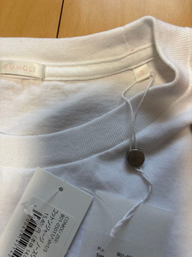 新品未使用　25SS COMOLI コットンジャージ ノースリーブ サイズ3