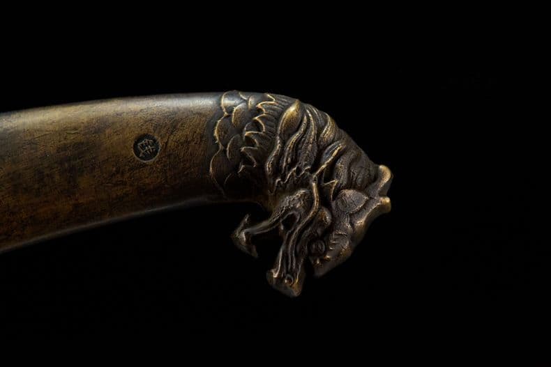 モンゴル刀 短刀 古兵器 武具　刀装具 護身工具 手鍛造打 鋼刀 冷兵器 装飾用