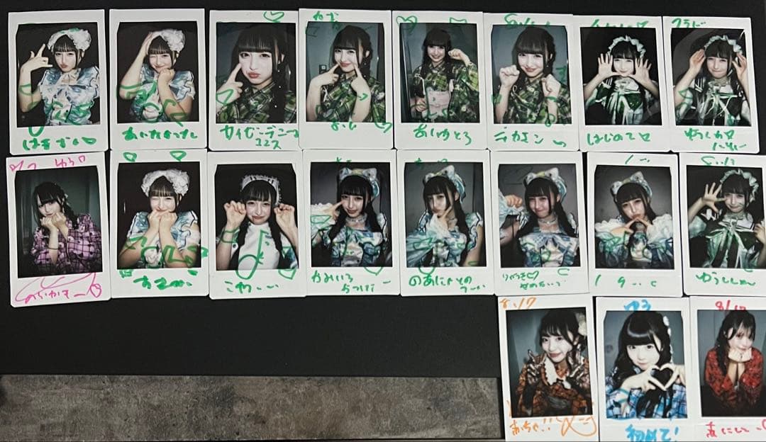 iLiFE! 若葉のあ　チェキ　心花りり　小熊まむ　虹羽みに　那蘭のどか