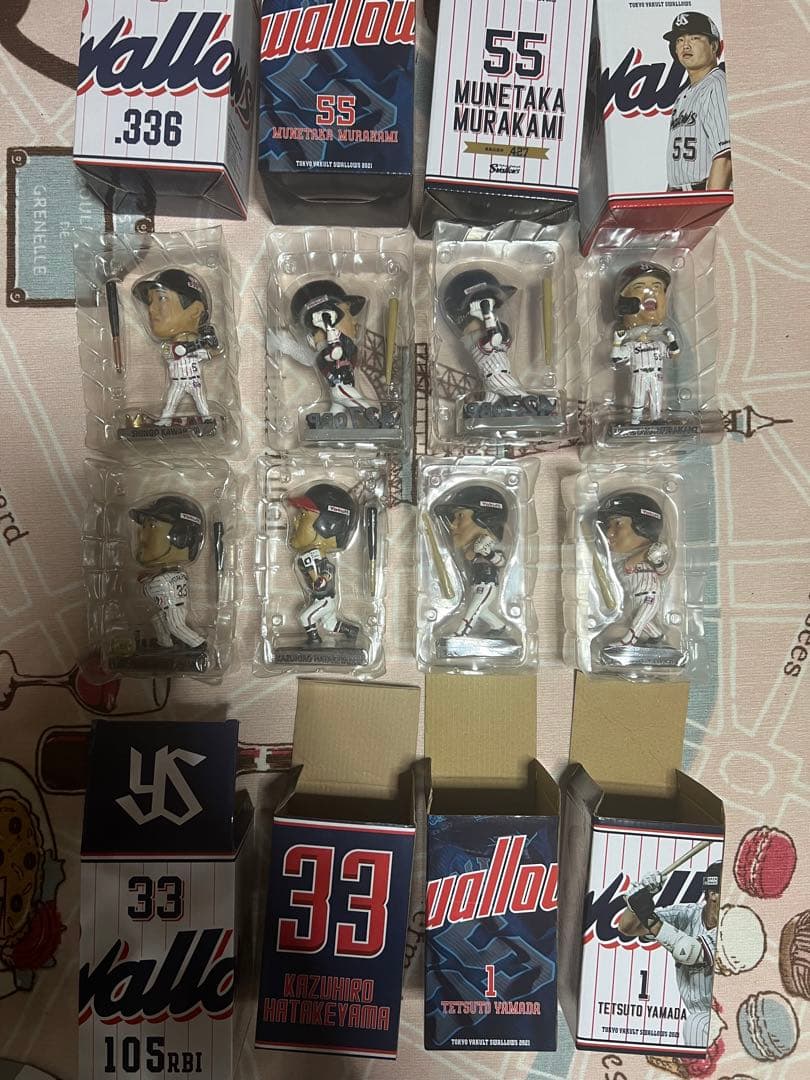 東京ヤクルトスワローズ☆ボブルヘッドセット☆新品未使用☆山田哲人☆村上宗隆