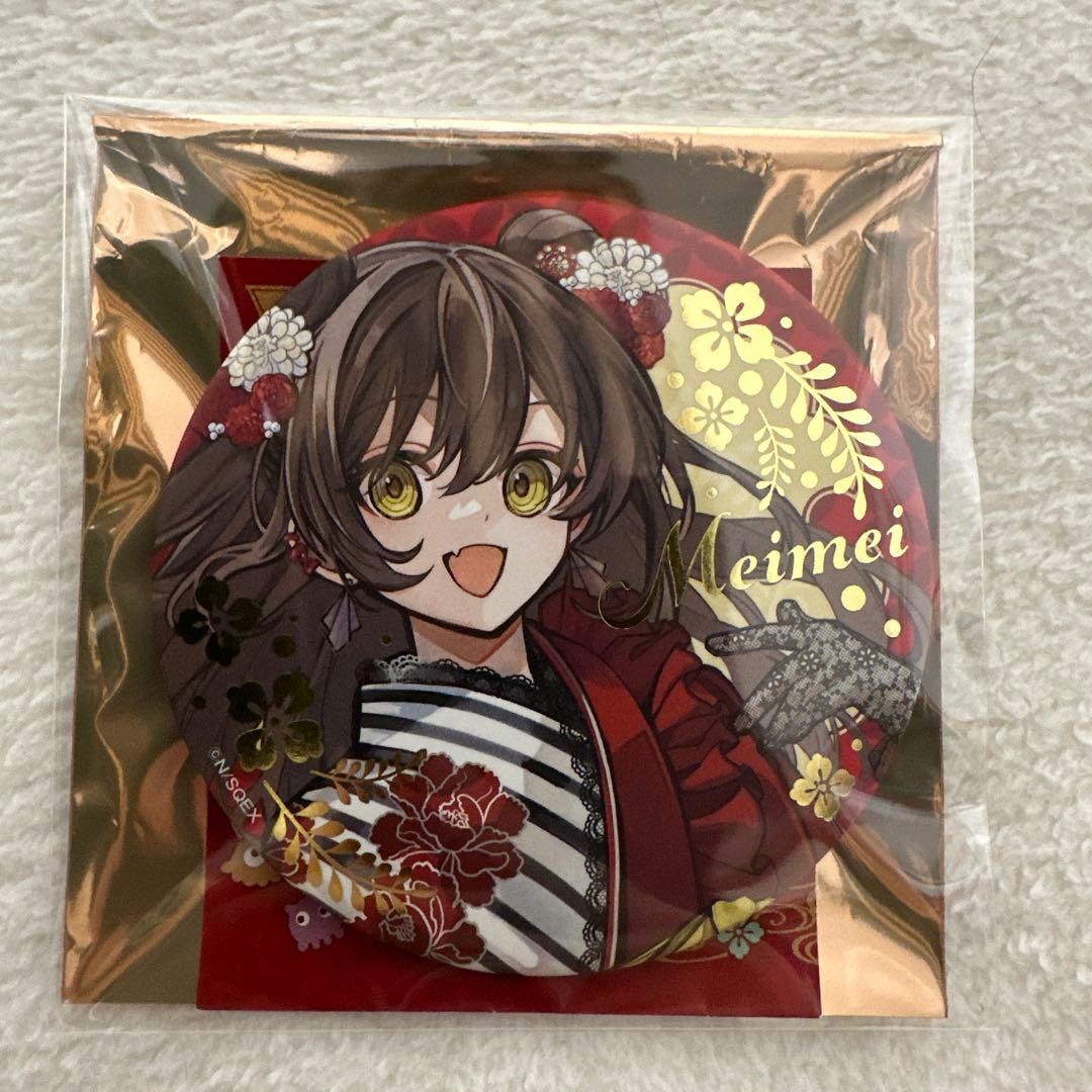 東京エイリアンズ　明明　推し旅　箔押し缶バッジ