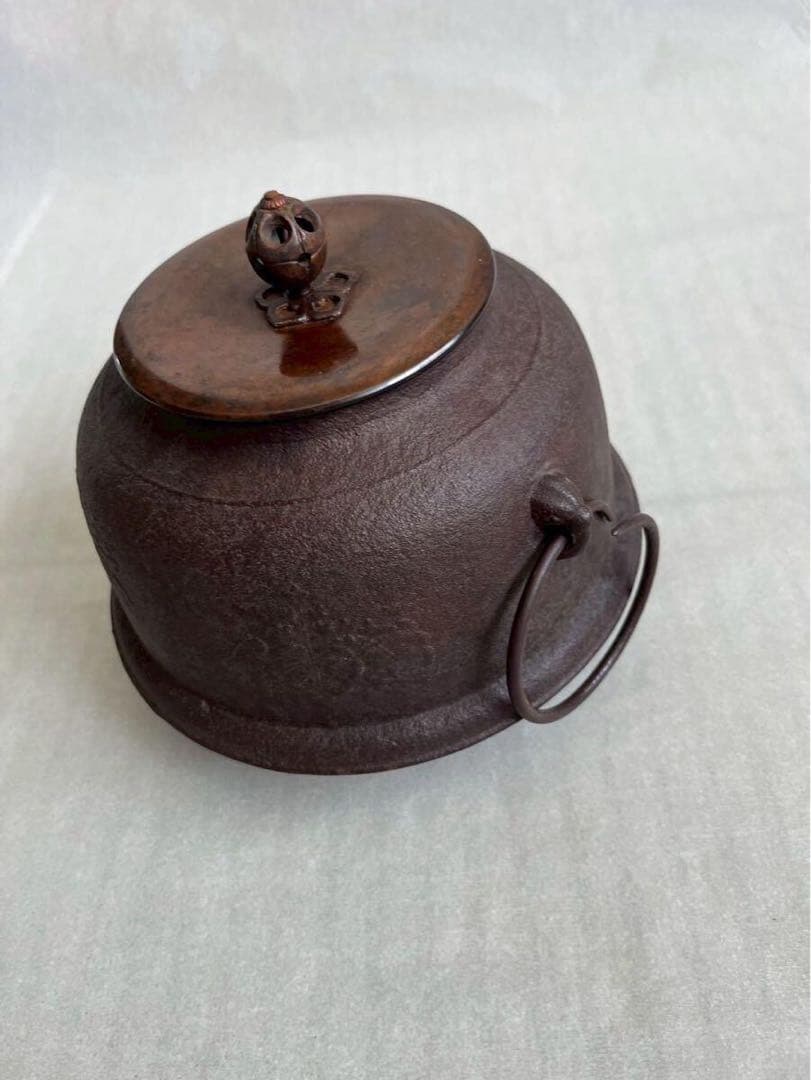 茶道具 風炉釜 茶釜 鉄釜 工芸品 鉄瓶 茶釜 古道具 鉄製