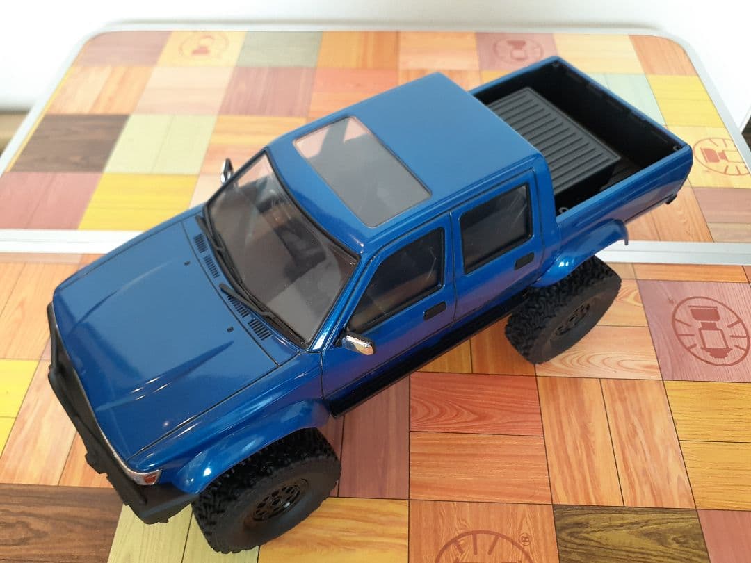 １台限り限定値下げ【全塗装済み】WPL JAPAN C64-1 ハイラックス 青