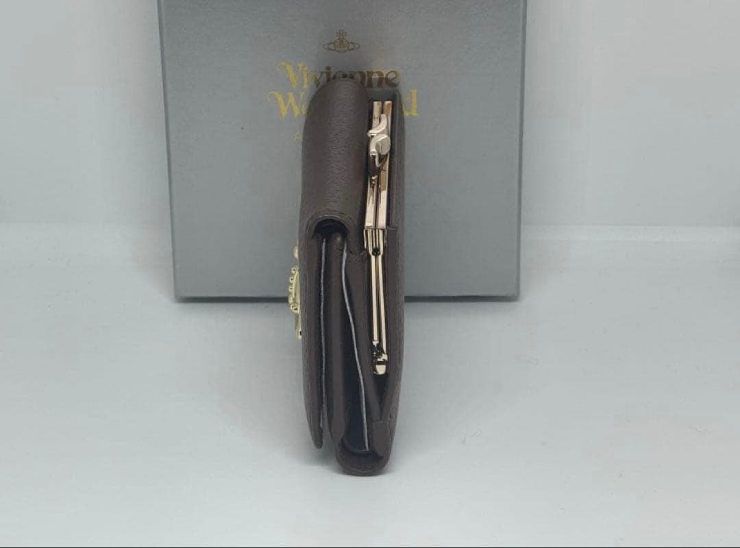 【新品未使用】Vivienne Westwood ブラウン 三つ折り財布