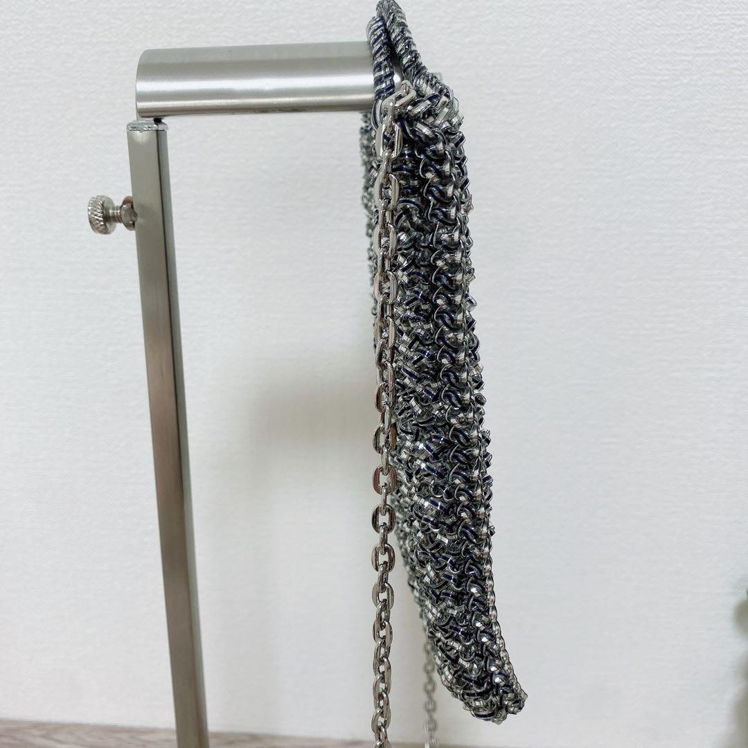 アンテプリマ　アデッソ　ミニアトゥーラ　シルバー　ショルダーバッグ　フォーマル