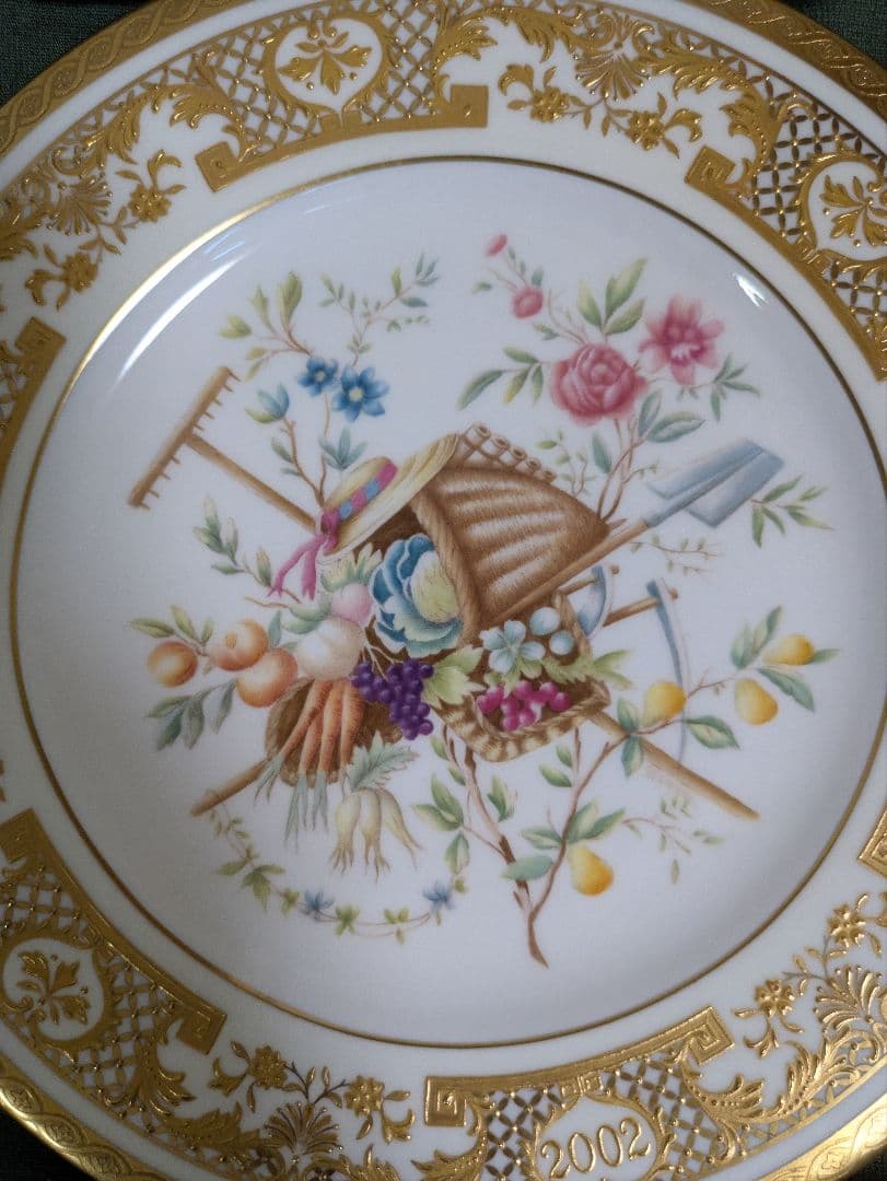 世界限定50枚 ミントン　イヤープレート 2002　23センチ　ロイヤルドルトン