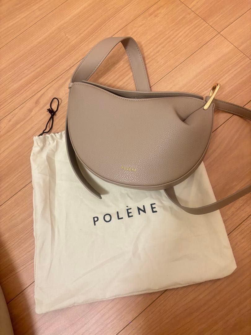 polene ポレーヌ　 ハーフムーン　バッグ　ショルダー