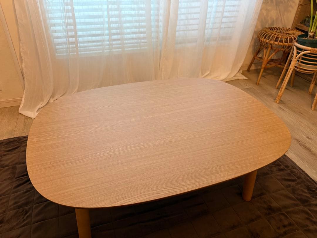 無印良品こたつにもなるローテーブル小　MJ-KDS4-N 2024製 布団付き