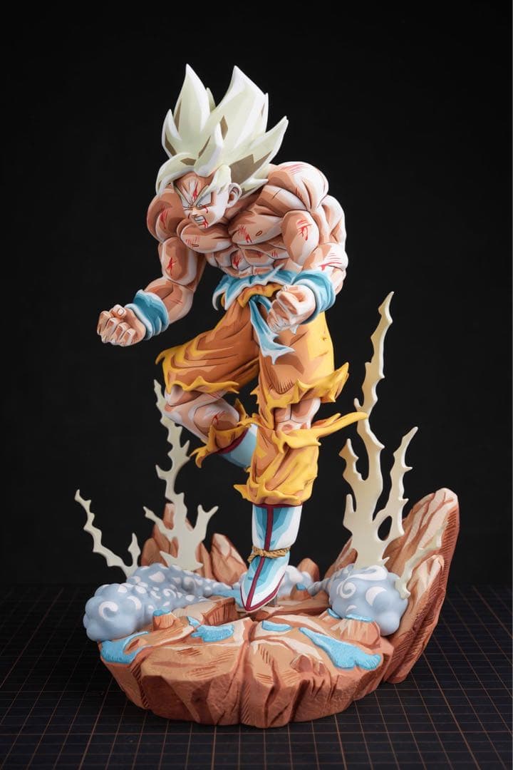 超サイヤ人 孫悟空 二次元彩色ペイント「すべての終わり」ドラゴンボールフィギュア