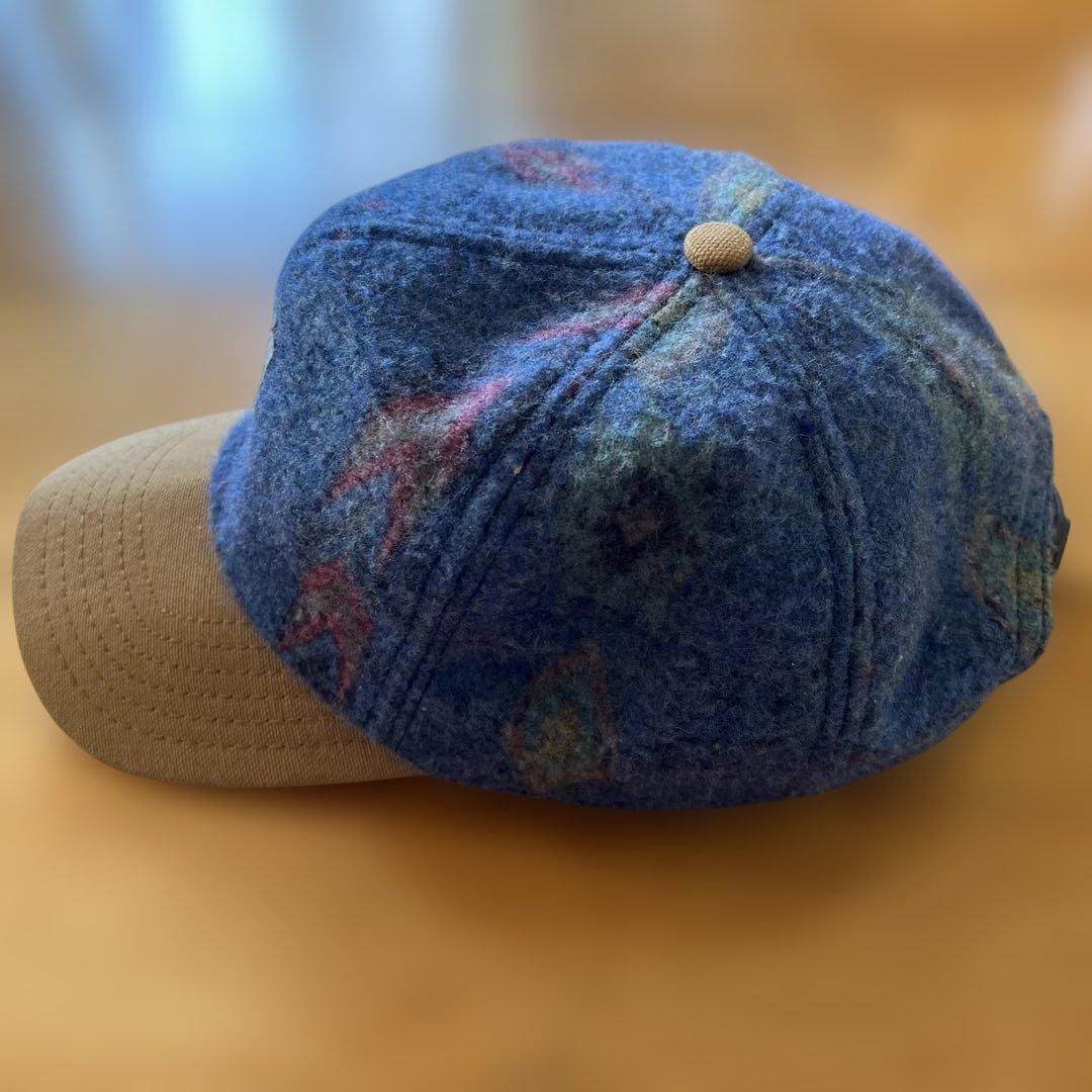 希少USA製 90s Carhartt ネイティブ ブランケットダック キャップ