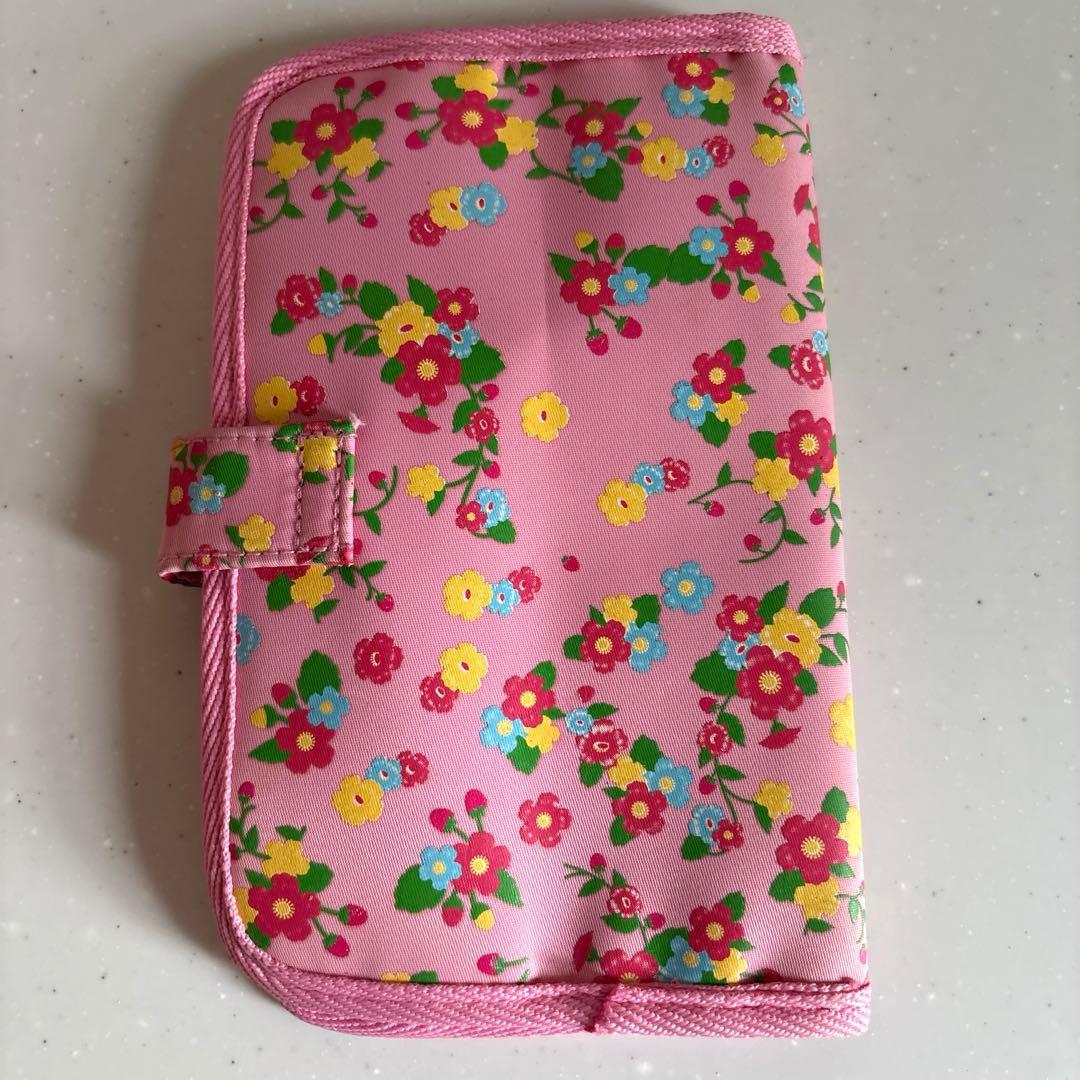 【希少】激レア　ハローキティ 花柄 ピンク マルチケース サンリオ　平成レトロ